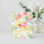 水彩花スクラップブックフラット紙シート (スタンド正面)