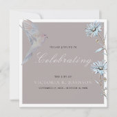 水彩花ドーブ　生命の祝祭 招待状 (正面)