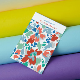 水彩花ネックレスイヤリングジュエリー