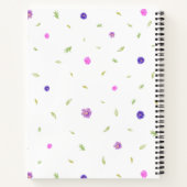 水彩花ノートブックギフトfor Mom Friend ノートブック (裏面)