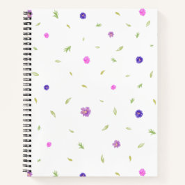 水彩花ノートブックギフトfor Mom Friend ノートブック