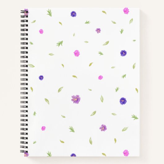 水彩花ノートブックギフトfor Mom Friend ノートブック (正面)