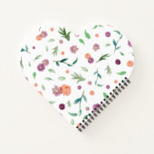 水彩花ノート ノートブック (裏面)