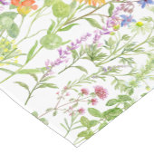 水彩花ハーブ ショートテーブルランナー (コーナー)