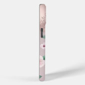 水彩花バラ金ゴールドモノグラム Case-Mate iPhoneケース (裏面 / 右)