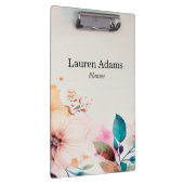 水彩花パステルカラー名前をカスタムする クリップボード (右)