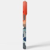 水彩花ピンクブルー動揺してアガーリーート Case-Mate iPhoneケース (裏面 / 右)