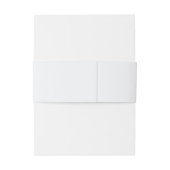 水彩花ピンク結婚色 招待状ベリーバンド (裏面例)