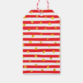 水彩花ファッションガールギフトラベル ギフトタグ (裏面)