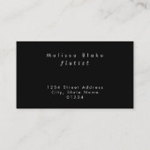 水彩花フルート 名刺 (裏面)