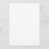 水彩花ブーケ結婚の詳細 エンクロージャーカード (裏面)