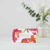 水彩花ヘアスタイリストサロンアポイントメント 予約カード (スタンド正面)