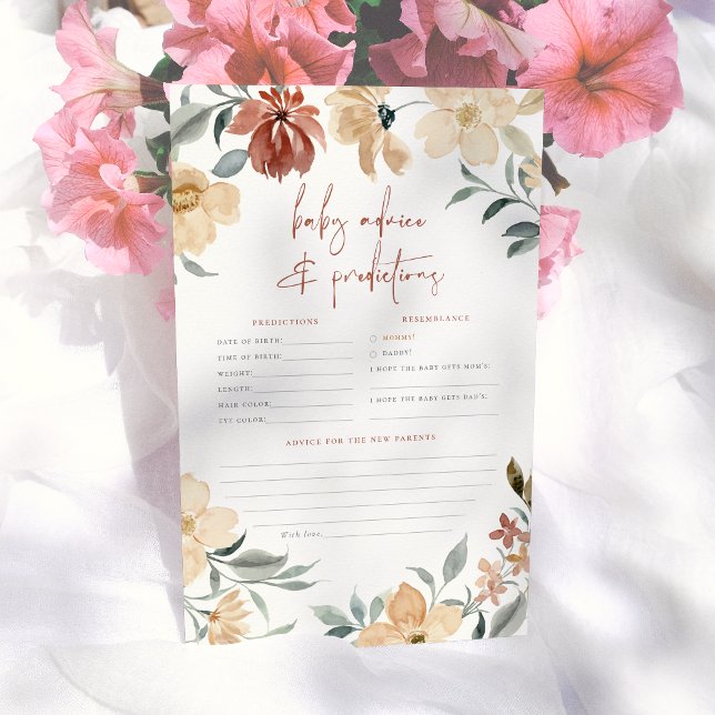 水彩花ベビー予測とアドバイスゲーム (クリエイターアップロード済み)