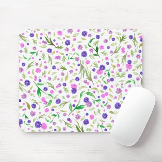 水彩花マウスパッド – 彼女のための明るい贈り物 マウスパッド (マウス)