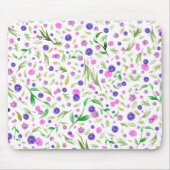 水彩花マウスパッド – 彼女のための明るい贈り物 マウスパッド (正面)