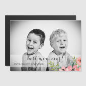 水彩花マザーズ日写真カード (正面/裏面)