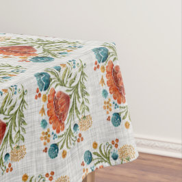 水彩花モダンモチーフ自然お洒落 テーブルクロス