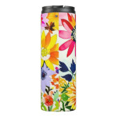 水彩花モノグラムの タンブラー (裏面)