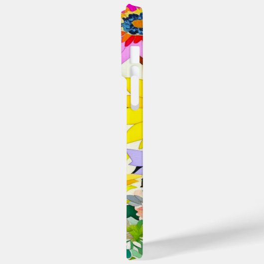 水彩花モノグラムの Case-Mate iPhoneケース (裏面 / 左)