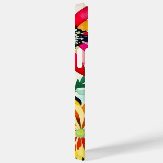 水彩花モノグラムの Case-Mate iPhoneケース (裏面 / 右)