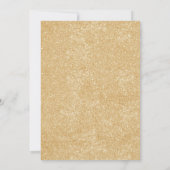 水彩花ユニコーンの顔の誕生日パーティー 招待状 (裏面)