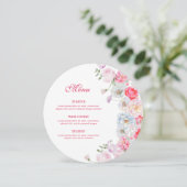 水彩花ラウンド メニュー (スタンド正面)