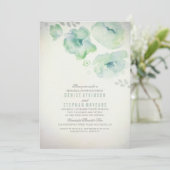 水彩花リハーサルディナー招待状 招待状 (スタンド正面)