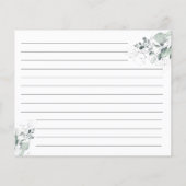 水彩花レシピカード チラシ (裏面)