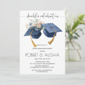 水彩花二重卒業パーティー 招待状 (スタンド正面)