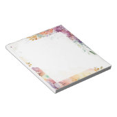 水彩花伝統的飾自然 ノートパッド (アングル)