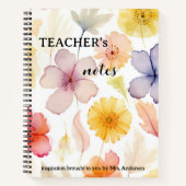 水彩花先生インスピレーション ノートブック (正面)