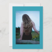 水彩花卉フィエスタ ライフセレブレーション 招待状 (裏面)