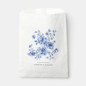 水彩花卉中国の意匠 フェイバーバッグ (正面)