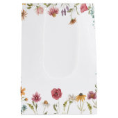 水彩花卉主题派对 ミディアムペーパーバッグ (裏面)