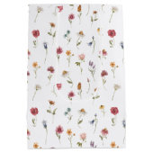 水彩花卉主题花卉图案 ミディアムペーパーバッグ (裏面)