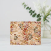 水彩花卉书迷秋季 シーズンポストカード (スタンド正面)