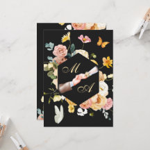 水彩花卉优雅婚礼