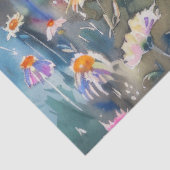 水彩花卉切り抜きティッシュペーパー 薄葉紙 (詳細)