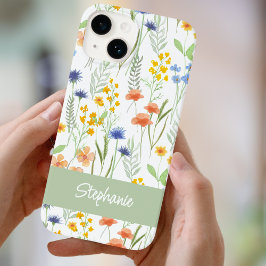 水彩花卉名称 Case-Mate iPhone 14ケース
