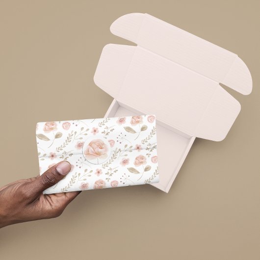 水彩花卉和纸 薄葉紙