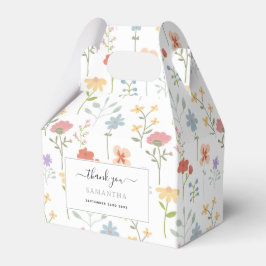 水彩花卉图案 フェイバーボックス