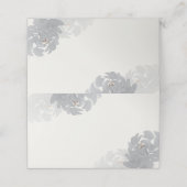 水彩花卉图案 プレイスカード (外部開封)