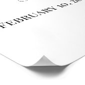 水彩花卉婚礼欢迎标志 ポスター (角)