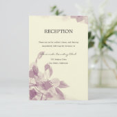 水彩花卉婚礼请柬 エンクロージャーカード (スタンド正面)