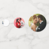 水彩花卉婚礼餐桌装饰彩纸 コンフェッティ (正面)