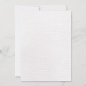 水彩花卉婚礼 招待状 (裏面)