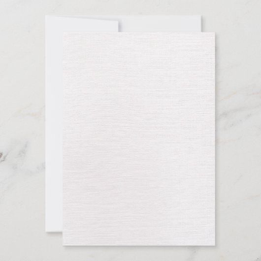 水彩花卉婚礼 招待状 (裏面)