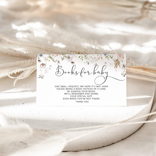 水彩花卉婴儿票书籍 エンクロージャーカード