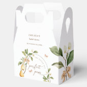 水彩花卉完美搭配梨婚前派对 フェイバーボックス (オープン)