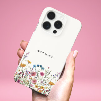 水彩花卉定制iPhone 16 Pro手机壳 iPhone 16 Proケース